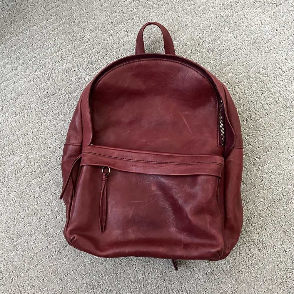 Madewell Lorimer Leather Backpack